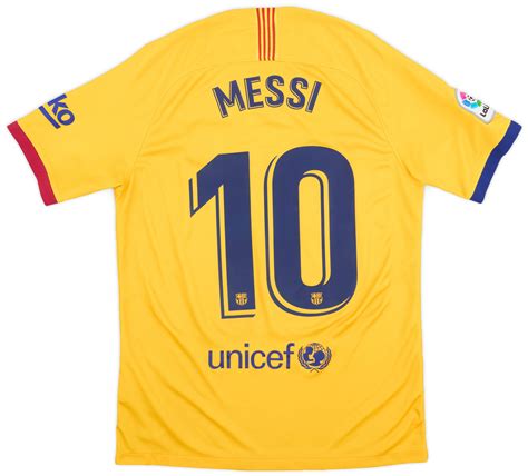 2019 20 Barcelona Away Shirt Messi 10 510 M