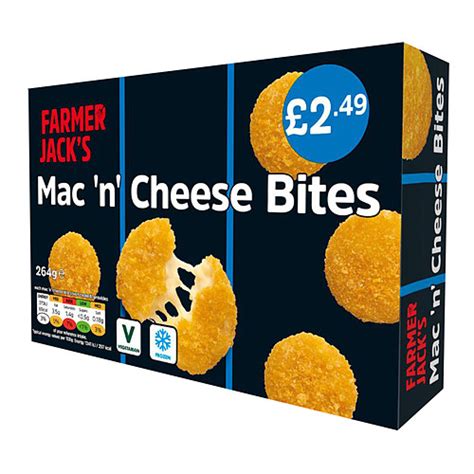 Farmer Jacks Mac ‘n Cheese Bites 264g Bb Foodservice