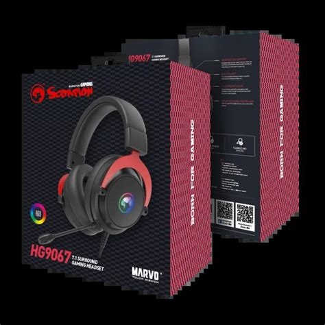 Marvo Tactic Pulz 60 7 1 Surround Sound Gaming Headset HG9067 Vibe Gaming