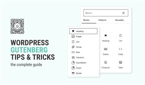 10 WordPress Gutenberg Tips Tricks Complete Guide WordPress Popup