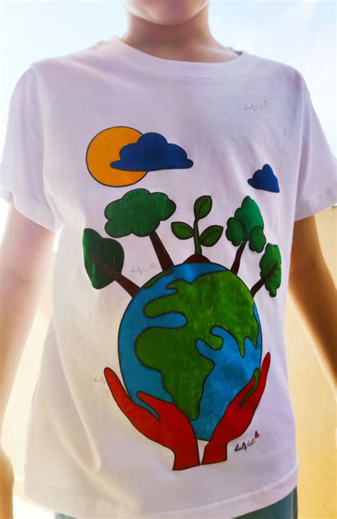 Tricou Educativ De Colorat Ziua Pamantului