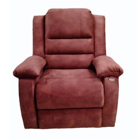 Red Velvet Single Seater Manual Recliner Chairs At Rs Recliner