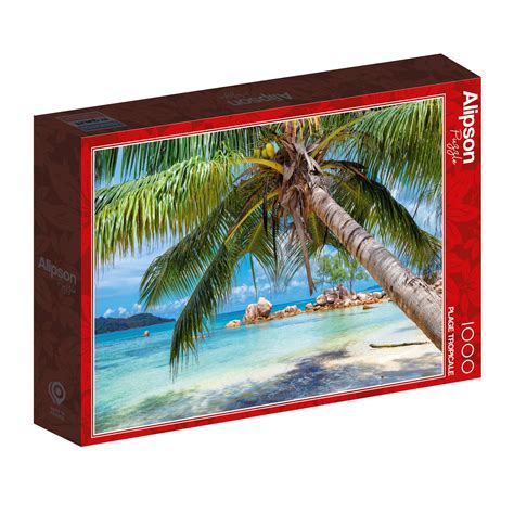 Alipson Plage Tropicale Tropical Beach Jigsaw Puzzle 1000 Pieces Pdk