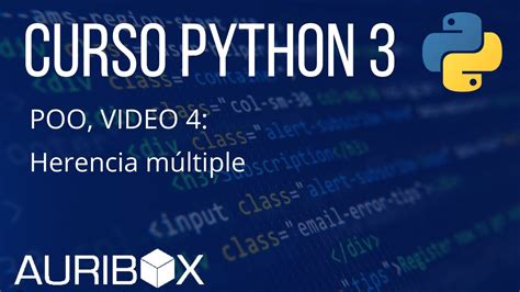 Poo Herencia M Ltiple Con Python Youtube