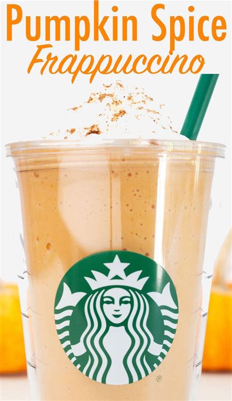 Homemade Pumpkin Spice Frappuccino Recipe