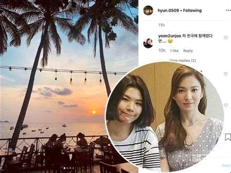 Song Hye Kyo diện bikini khoe da trắng ngọc cười tít mắt bên tiểu tam của Song Joong Ki