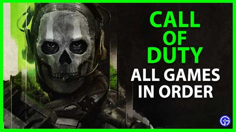 Call Of Duty (COD) Games In Order Of Release