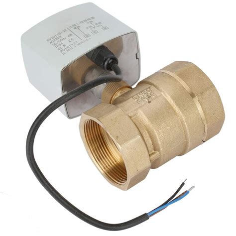 Motorized Ball Valveac220v Dn50 2 Inch 2 Way 3 Wire High Strength Brass Electric Motorized Ball