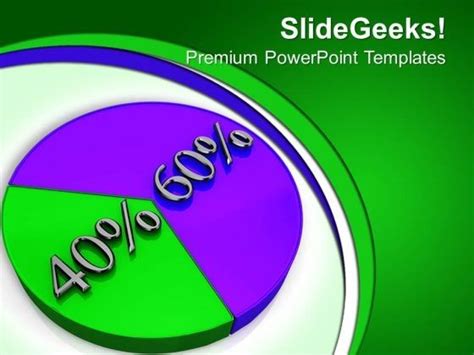 Percentage Of Pie Chart Marketing Powerpoint Templates Ppt Backgrounds For Slides 0113