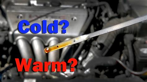 How To Check Engine Oil Level