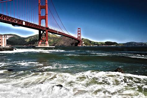 The Golden Gate bridge and the sea | VINCENZOPISTORIO.COM