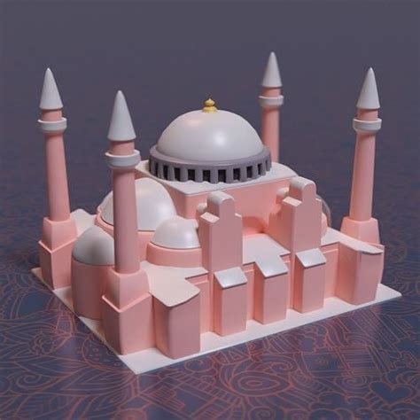 3D model Stylized Hagia Sophia VR / AR / low-poly | CGTrader