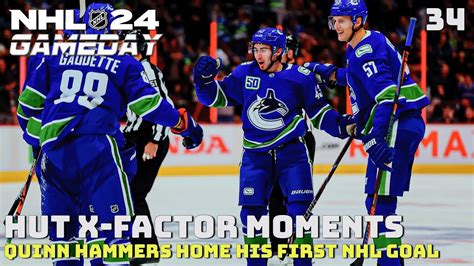 NHL 24 HUT X Factor Moments 34 Quinn Hammers Home His First NHL Goal