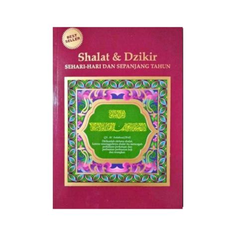 Jual Buku Solat Zikir Sehari Hari Dan Sepanjang Tahun Shopee Indonesia