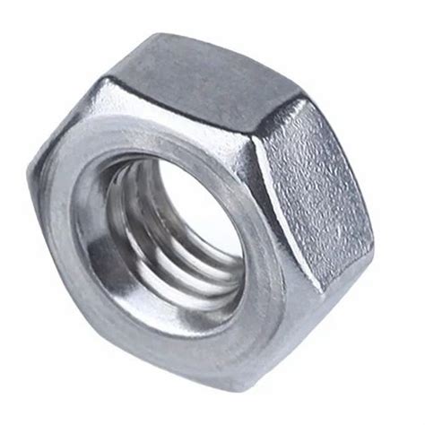 Hexagonal 304 Stainless Steel Nuts Thickness 10 Mm At Rs 2 Piece In