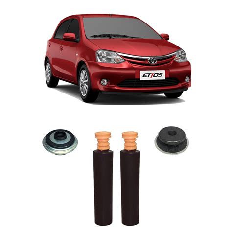 Par Kit Traseiro Amortecedor Toyota Etios 2012 2013 2014 15 Submarino