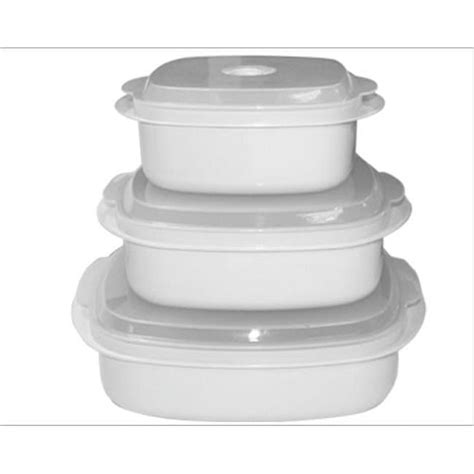 Microwave Cookware Set White - Walmart.com