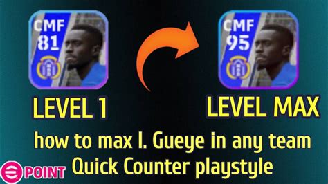 Efootball Point Shop I Gueye How To Train Players In Efootball