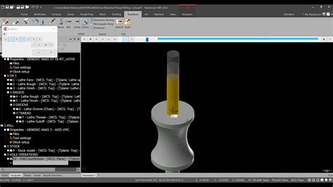Mastercam Thread Milling Youtube