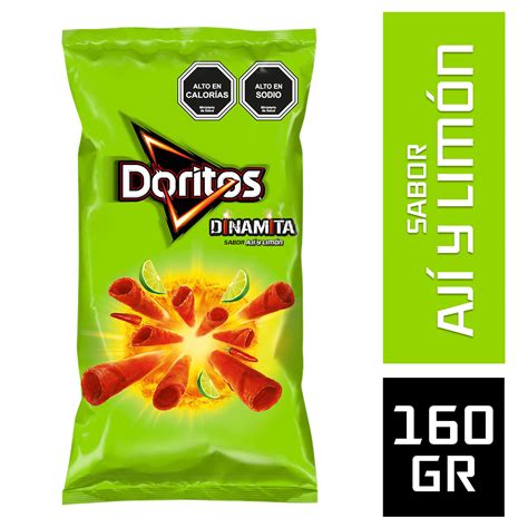 Doritos Botanas Dinamita Sabor Chile y Limón Precio Rappi