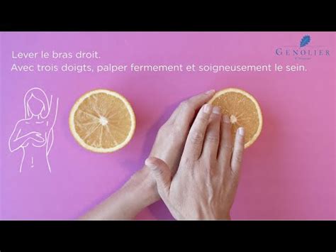 Guide De L Autopalpation Des Seins Clinique De Genolier Youtube