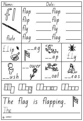 Fl Blends Worksheet