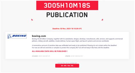 Boeing Investigating Ransomware Attack Claims - SecurityWeek