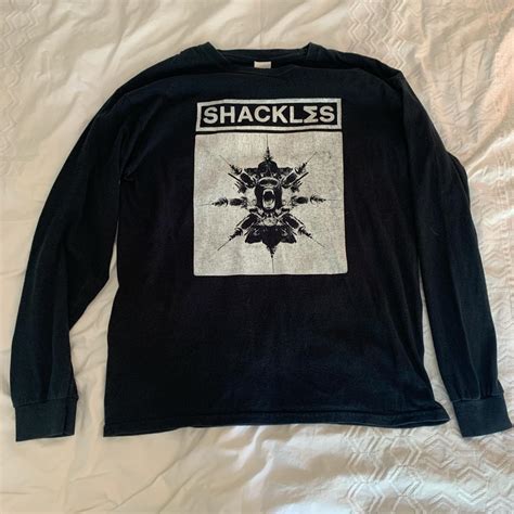Shackles Hardcore Australian Punk Long Sleeve Size L Depop