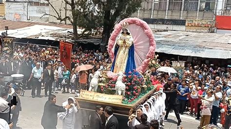 Entrada Virgen De La Alegr A Templo El Calvario Youtube