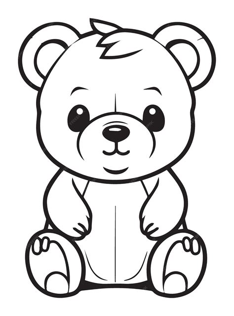 Premium Vector Cute Teddys Vector Minimal Flat Icon Pack