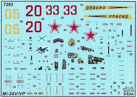 7293 Звезда 1/72 Советский ударный вертолет Ми-24В/ВП "Крокодил ...
