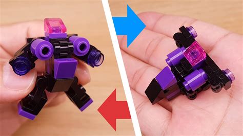 Lego Brick Robot Transformers Tutorial Fighter Jet Transformer Black