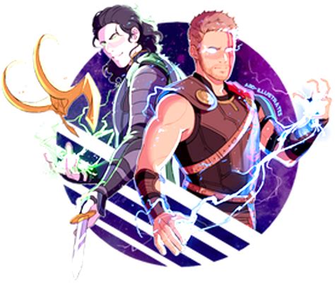 Thor And Loki By Lokiwvnda On Deviantart