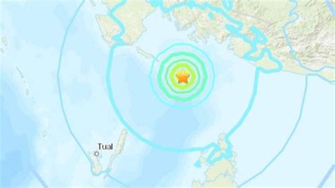 Gempa Bumi Terkini Magnitudo 5 9 Senin 02 08 Tadi Siang Ini