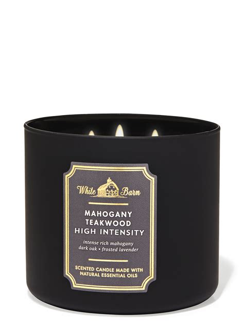 Buy Mahogany Teakwood High Intensity Wick Candle Online In Doha Al