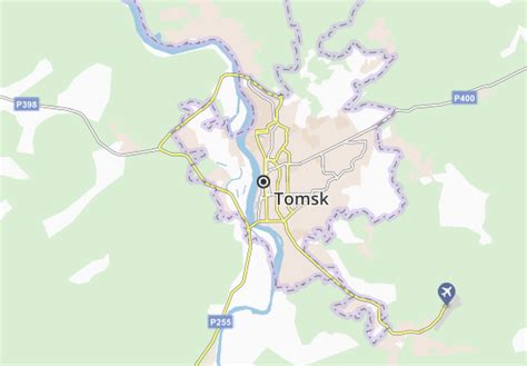 michelin tomsk map viamichelin