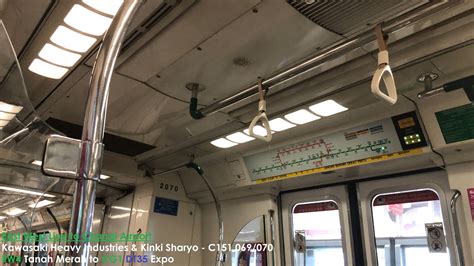 ⁴ᴷ⁶⁰ [old Logo Cgl] Smrt Trains Cgl Train Ride [tanah Merah → Expo] Kawasaki C151 069 070