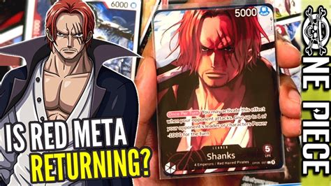 OP09 Shanks Deck Profile New Red Staples Arrive One Piece Deck