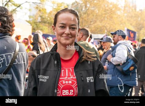 Fdny Commissioner Laura Kavanagh Attends Tcs New York City Marathon In