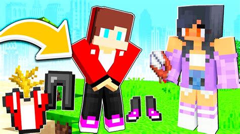 Aphmau Took Off Jjs Clothes Prank In Minecraft Challenge Maizen