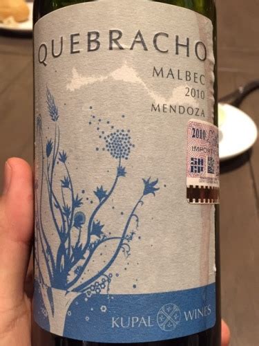 Kupal Quebracho Malbec Vivino US