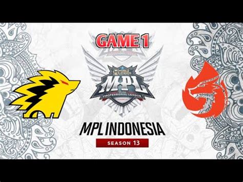 Onic VS Aura GAME 3 MPL ID S13 WEEK 3 DAY 1 ONIC VS AURA YouTube