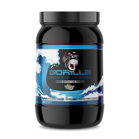 Gorilla Mode Glycerol Pre Workout Hydrating Formula For Intense Pumps