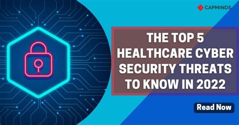 The Top 5 Healthcare Cyber Security Threats To Know In 2022 Capminds