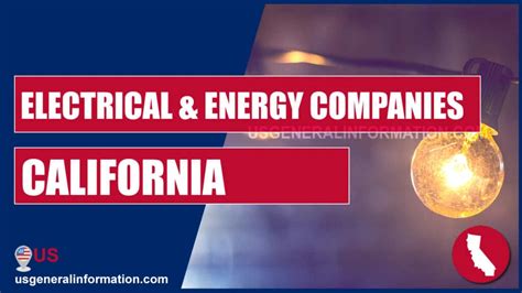 Energy And Electricity Companies In California