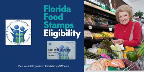 Florida Food Stamps Eligibility Food Stamps Ebt