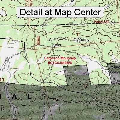 Amazon USGS Topographic Quadrangle Map Cameron Mountain