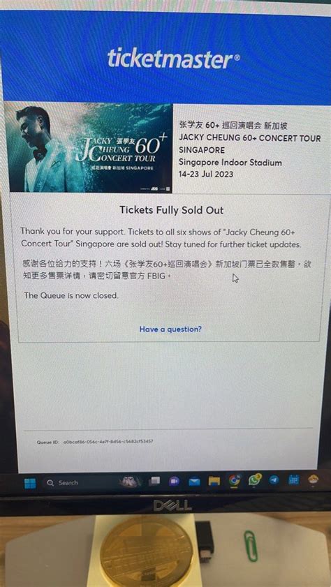 Jacky Cheung Concert Tickets Tickets Vouchers Event Tickets On