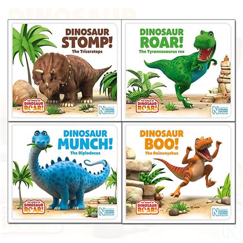 The World Of Dinosaur Roar Series Books 1 4 Collection Set By Peter