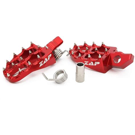 ZAP TechniX E Peg Fußrasten Beta RR 2T 4T 05 19 Rot Motocross Shop